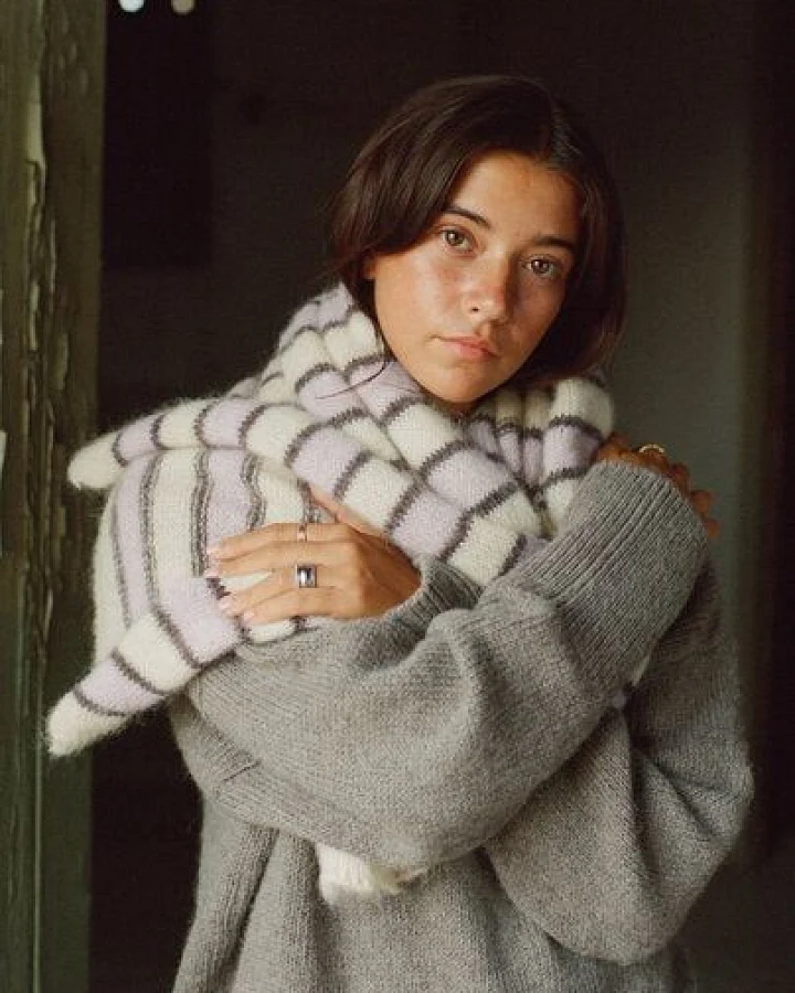 Nénés Warmes Mohair-Tuch – Clémence