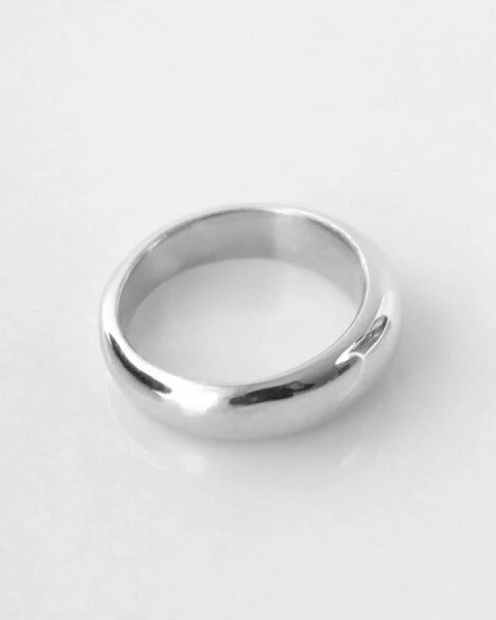 BELLYBIRD Jewellery Halskette - Taufring, Anhänger/ 925 Sterlingsilber