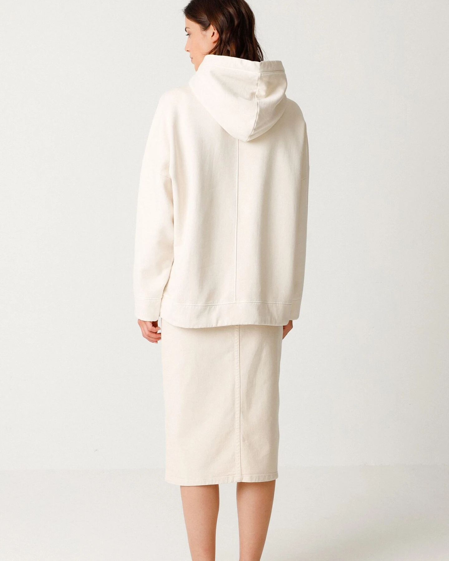 SKFK Damen vegan Hoodie Adi Beige – Ansicht 2