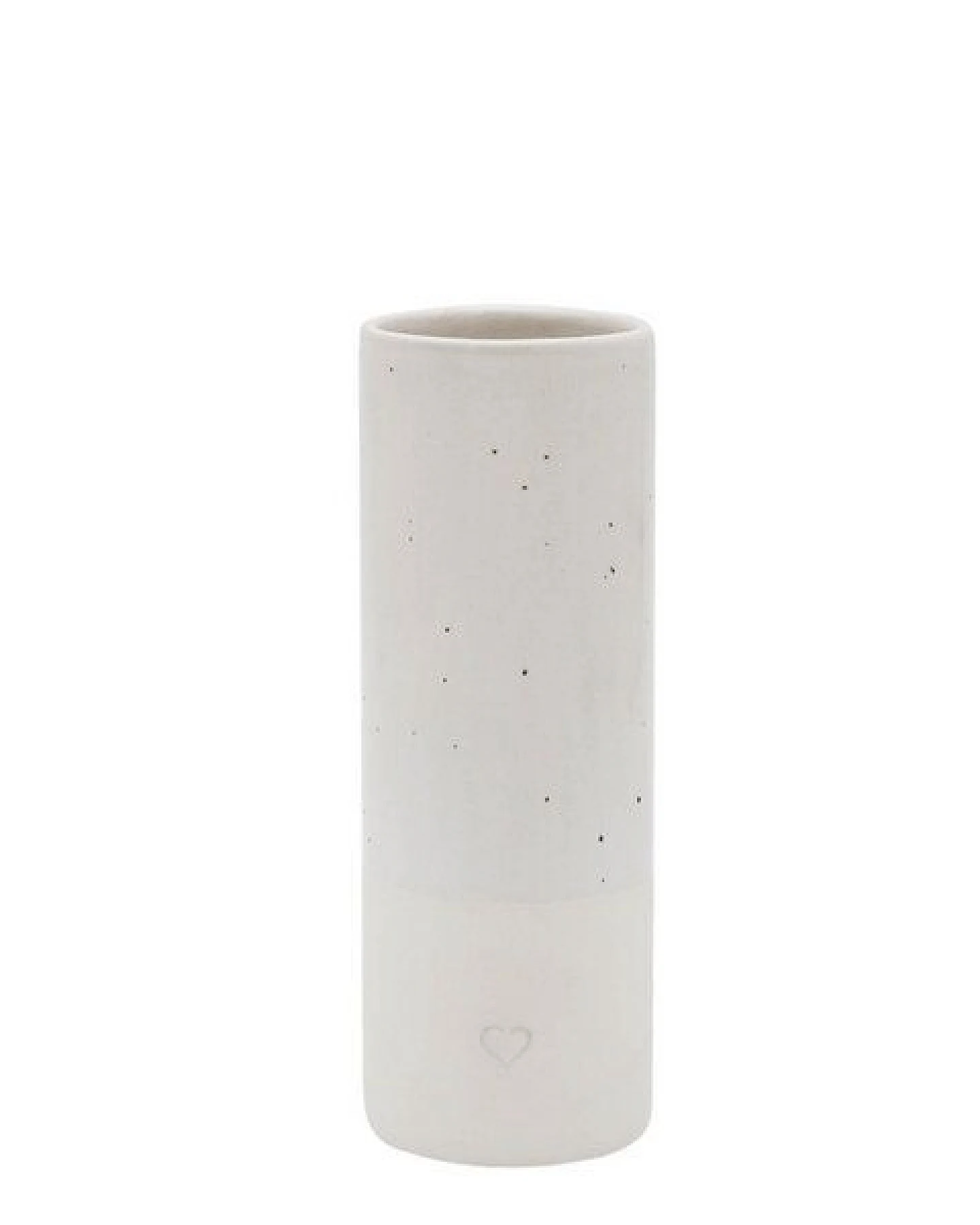 Eulenschnitt Vase mit Prägung aus Steingut – Ansicht 3