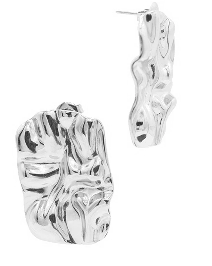 Ohrring Flow Silber