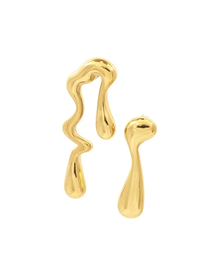 Ohrring Melt Gold