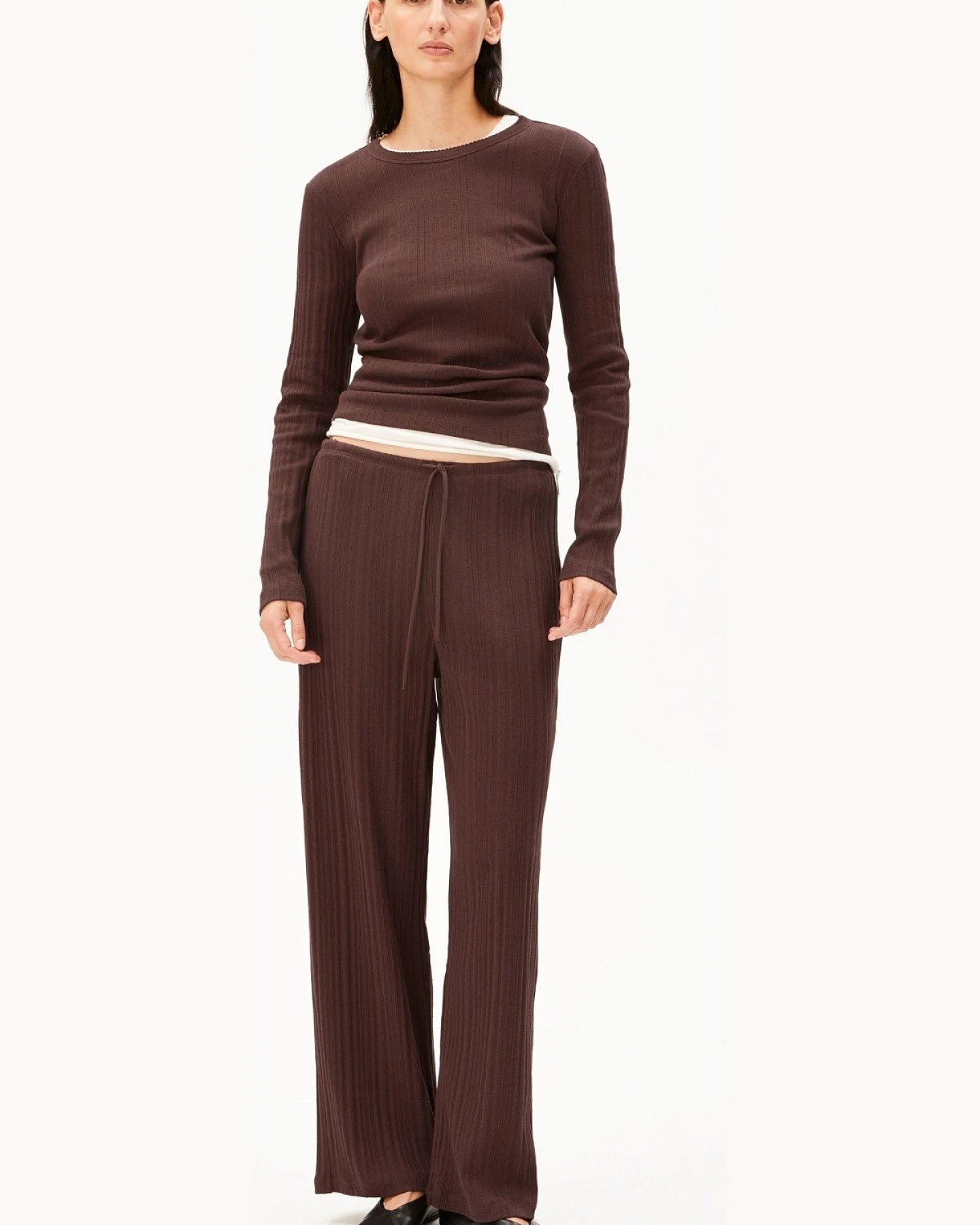 Longsleeve Pointelle Pyjama – Ansicht 3