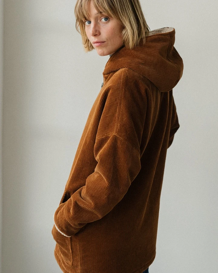 TWOTHIRDS Damen vegan Jacke Daphne Altgold