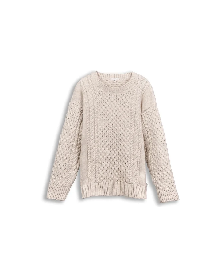 Living Crafts Strickpullover BANTRY, macadamia S