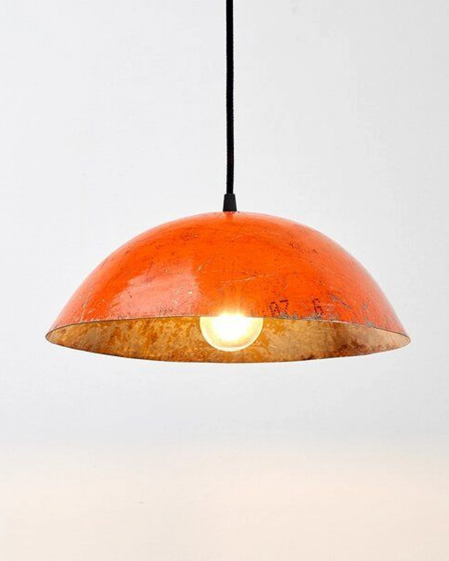 Moogoo Creative Africa Kleine Deckenleuchte aus recycelten Ölfässern 34cm Durchmesser Industrial Design Upcycling – Ansicht 2