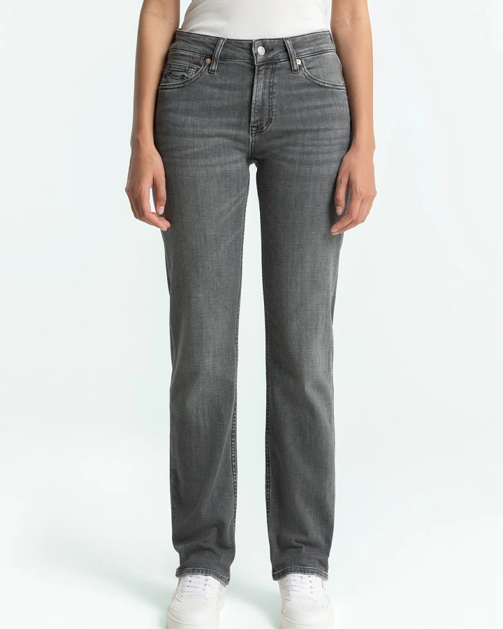 Kings of Indigo Damen vegan Jeans Emiko Sophia Hellgrau