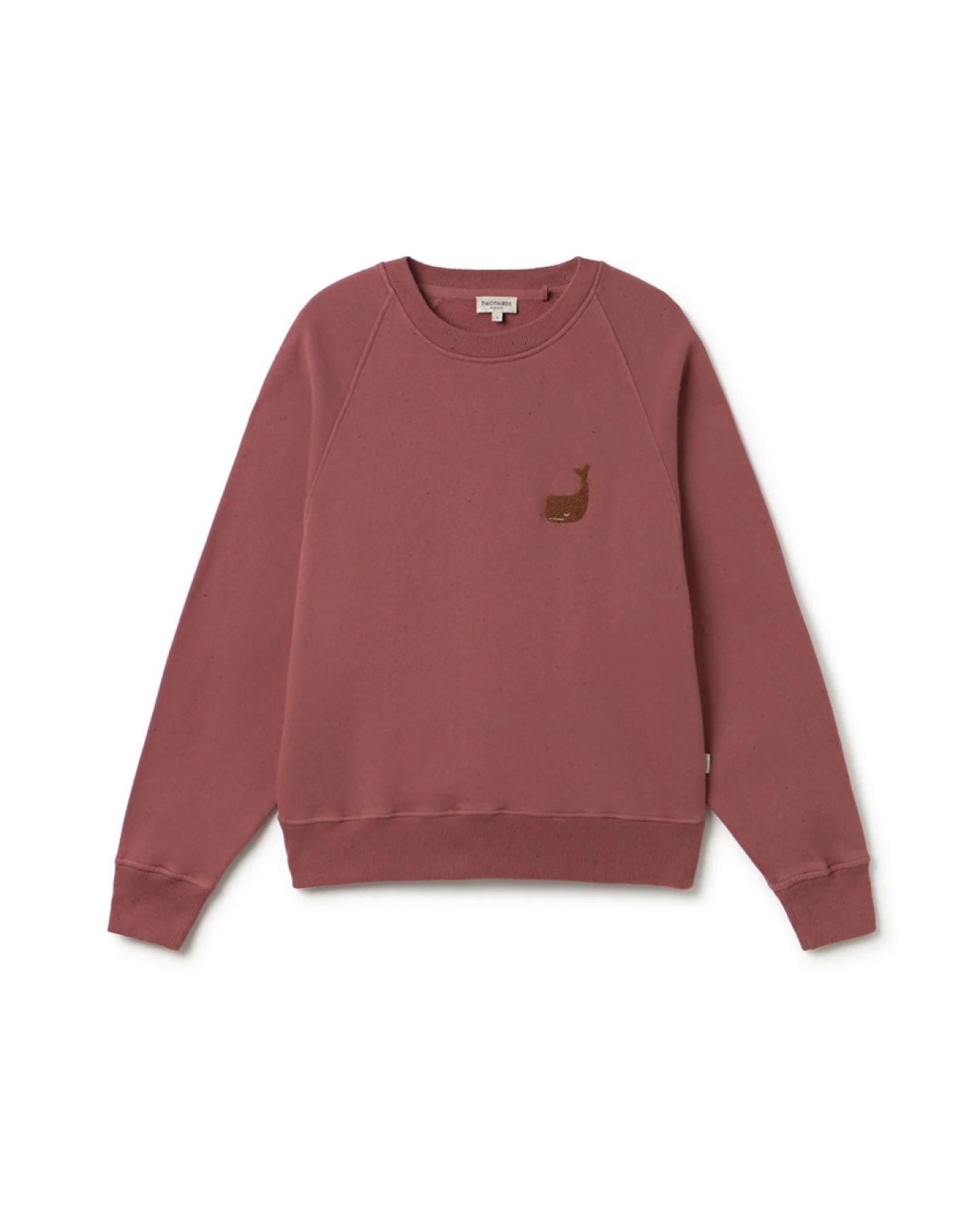 TWOTHIRDS Damen vegan Sweatshirt Leskov Burnt Berry – Ansicht 2