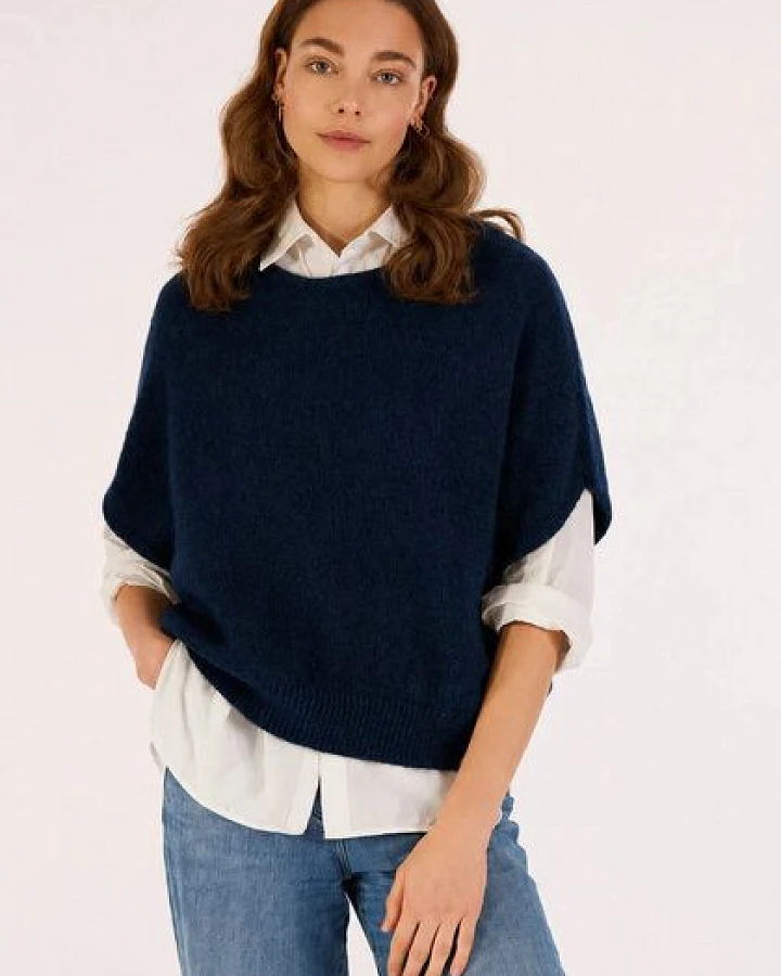 Les Racines Du Ciel Alpaka Strickpullunder Modell: Aube