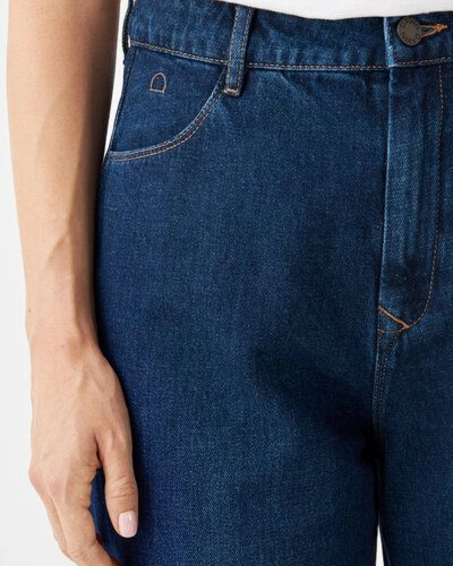 Damen Jeans Wide Straight Non-Stretch DAWN Bio-Baumwolle – Ansicht 4