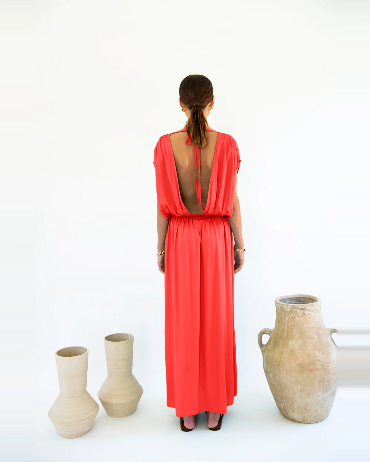 Neu Nomads Damen vegan Kleid Natalia Koralle – Ansicht 2