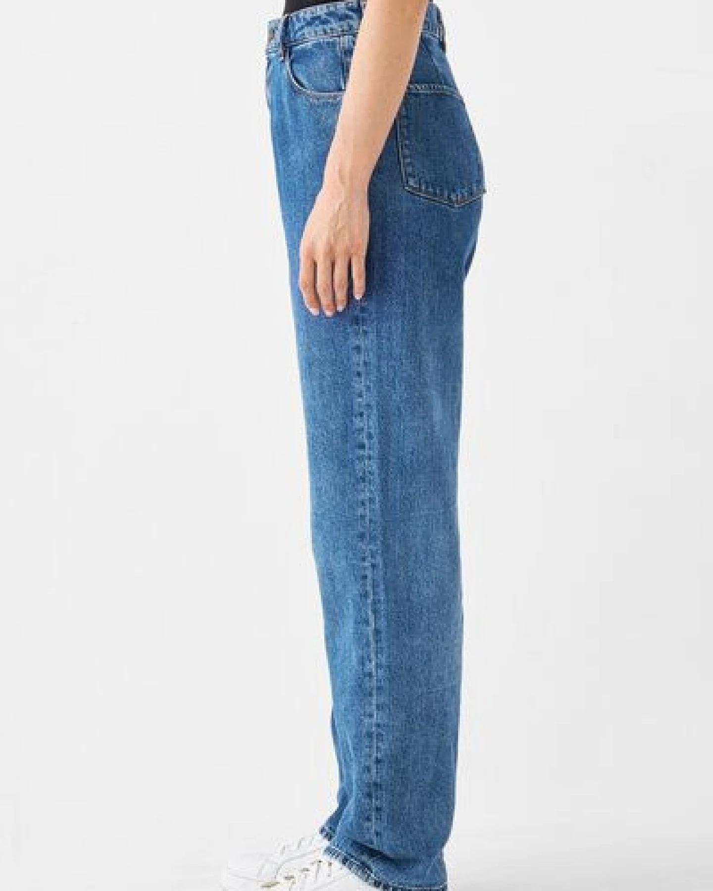 Damen Jeans Wide Straight Non-Stretch DAWN Bio-Baumwolle – Ansicht 2