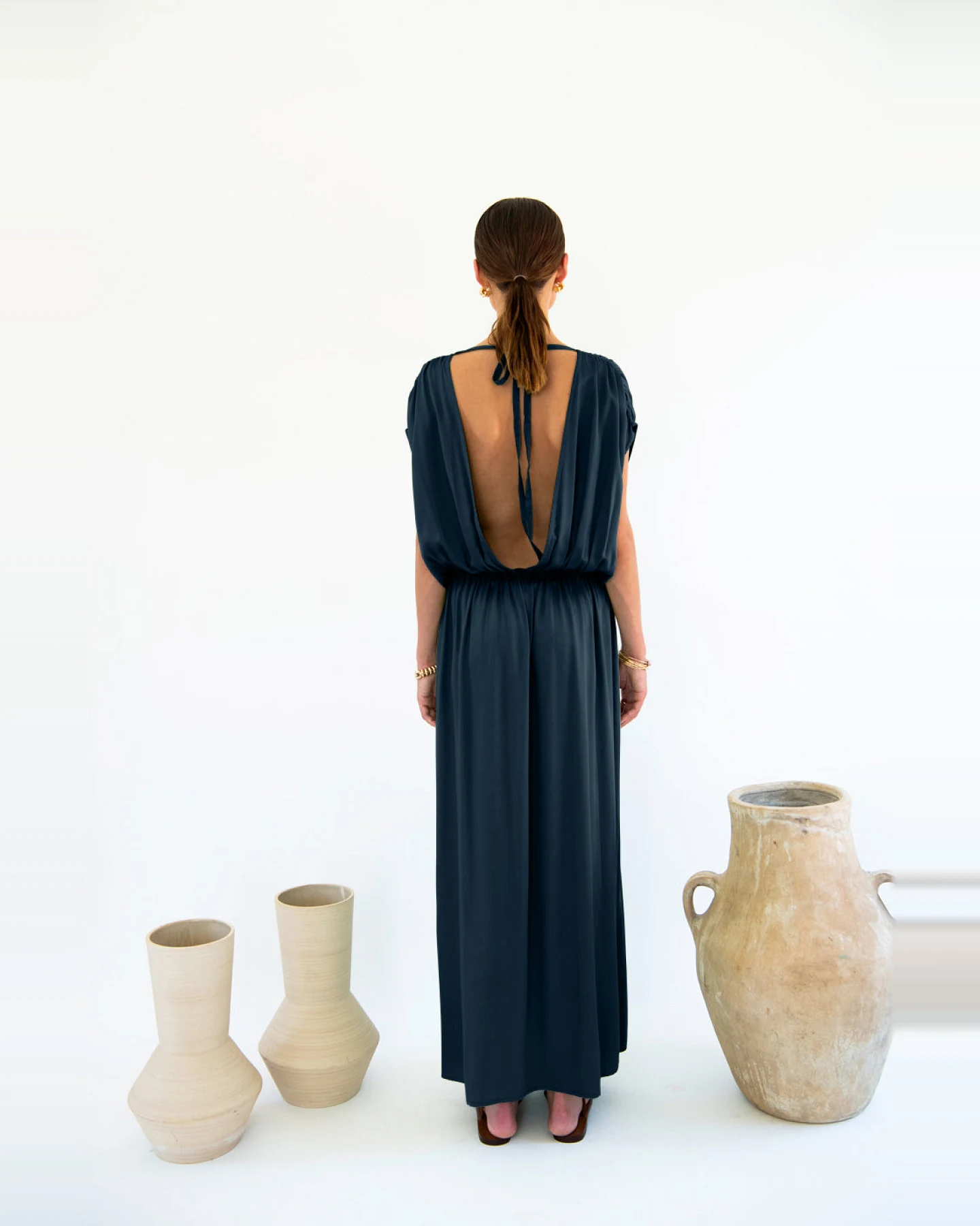 Neu Nomads Damen vegan Kleid Natalia Mitternacht – Ansicht 2