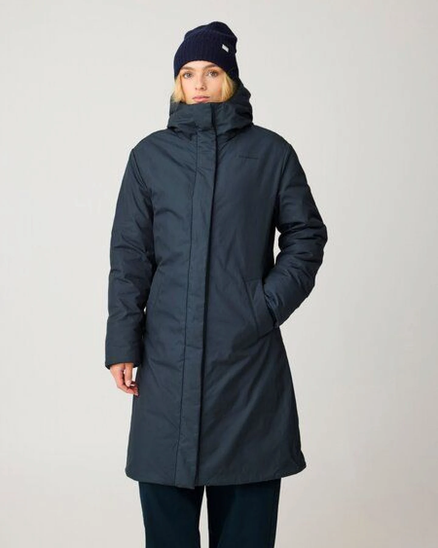 KnowledgeCotton Apparel Isolierter Parka VENT 200 Mantel - Regular Fit - mit Bio-Baumwolle und Bio-Wolle – Ansicht 2