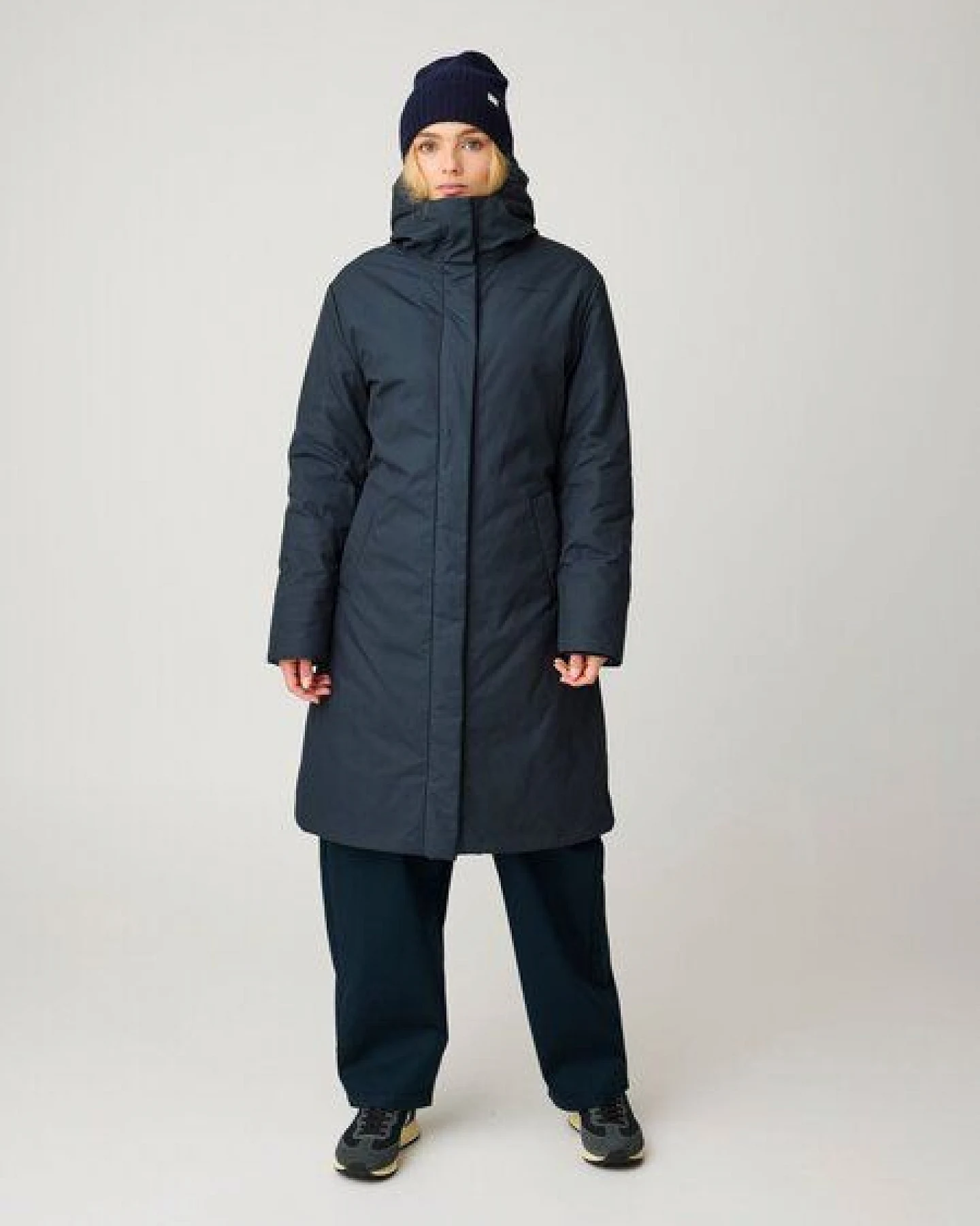 KnowledgeCotton Apparel Isolierter Parka VENT 200 Mantel - Regular Fit - mit Bio-Baumwolle und Bio-Wolle – Ansicht 4