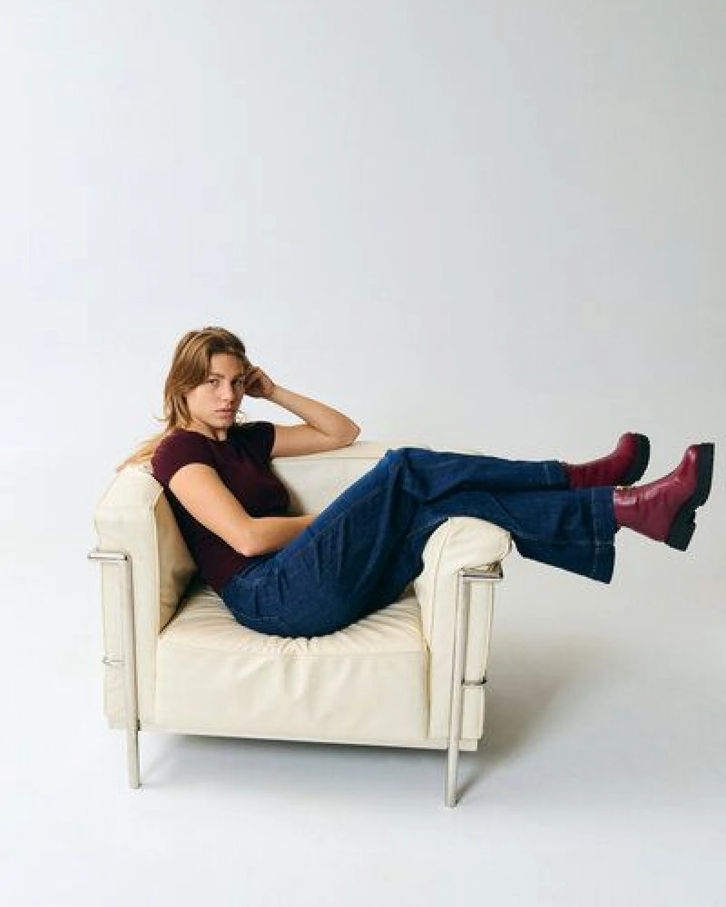 Jutelaune Lorna Burgundy Zip Boots – Ansicht 2