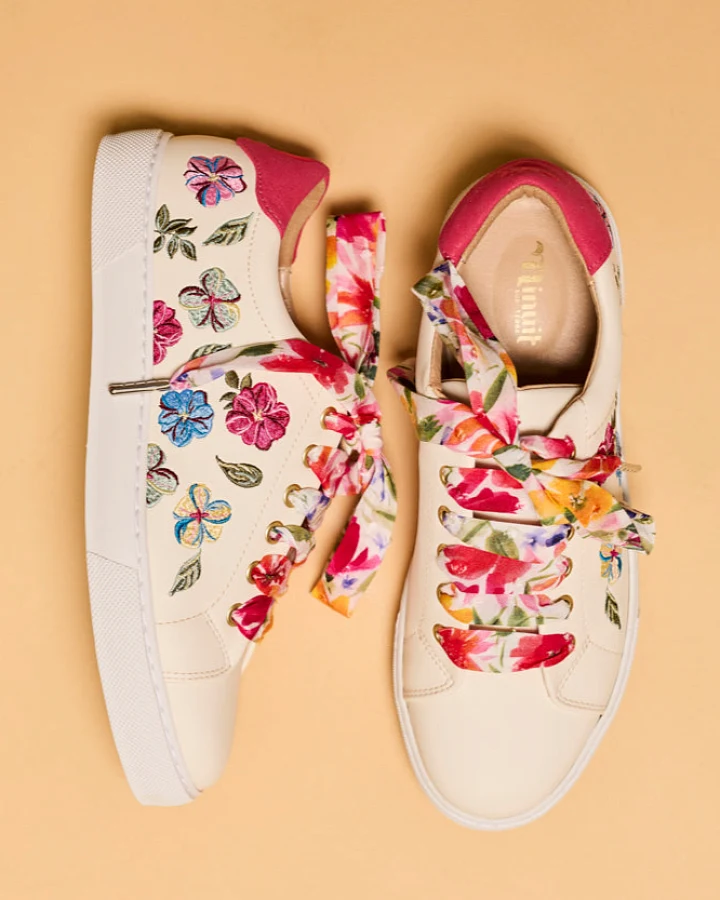 Minuit Sur Terre Damen vegan Sneaker Virevolte Panachée Mehrfarbig