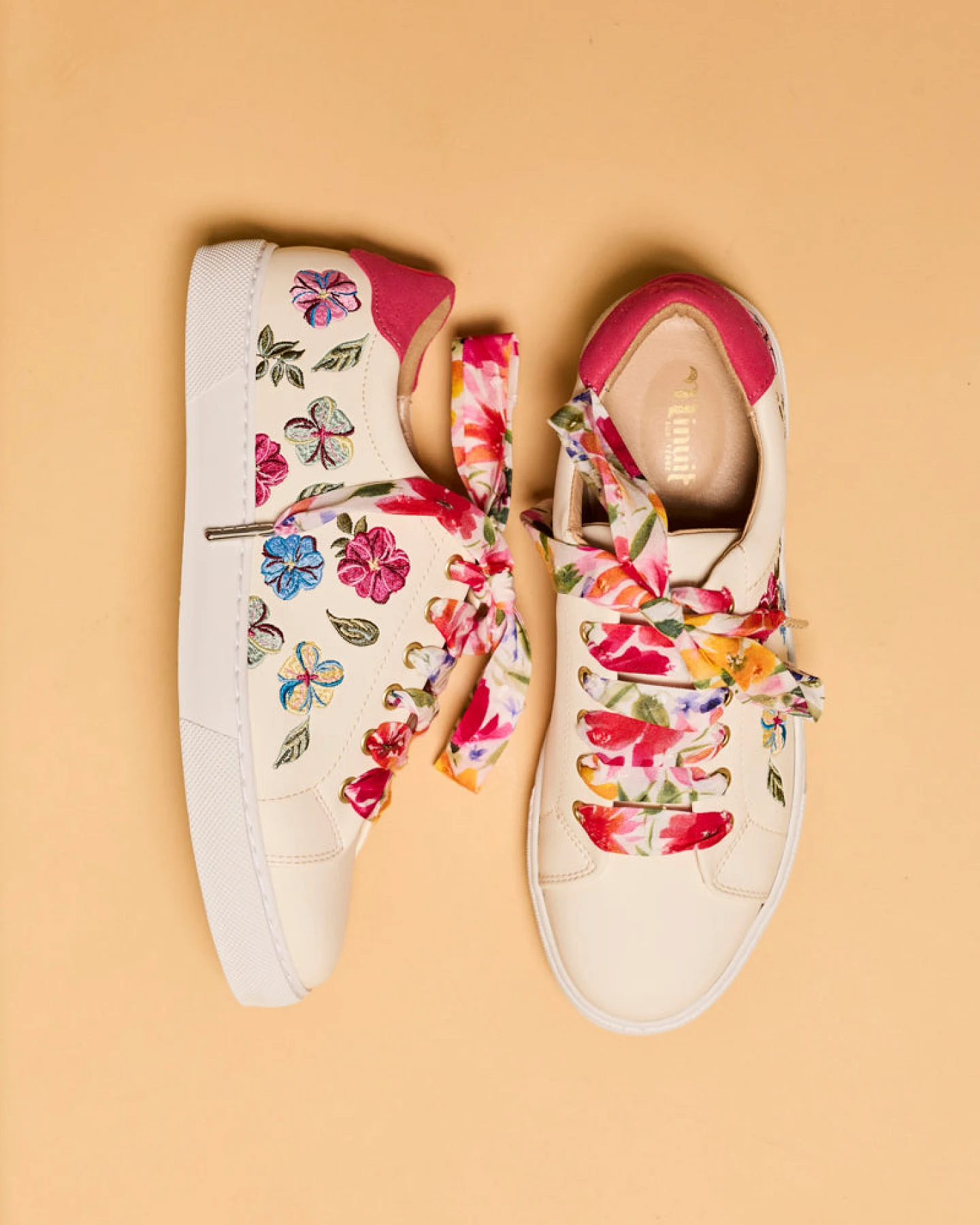 Minuit Sur Terre Damen vegan Sneaker Virevolte Panachée Mehrfarbig – Ansicht 2