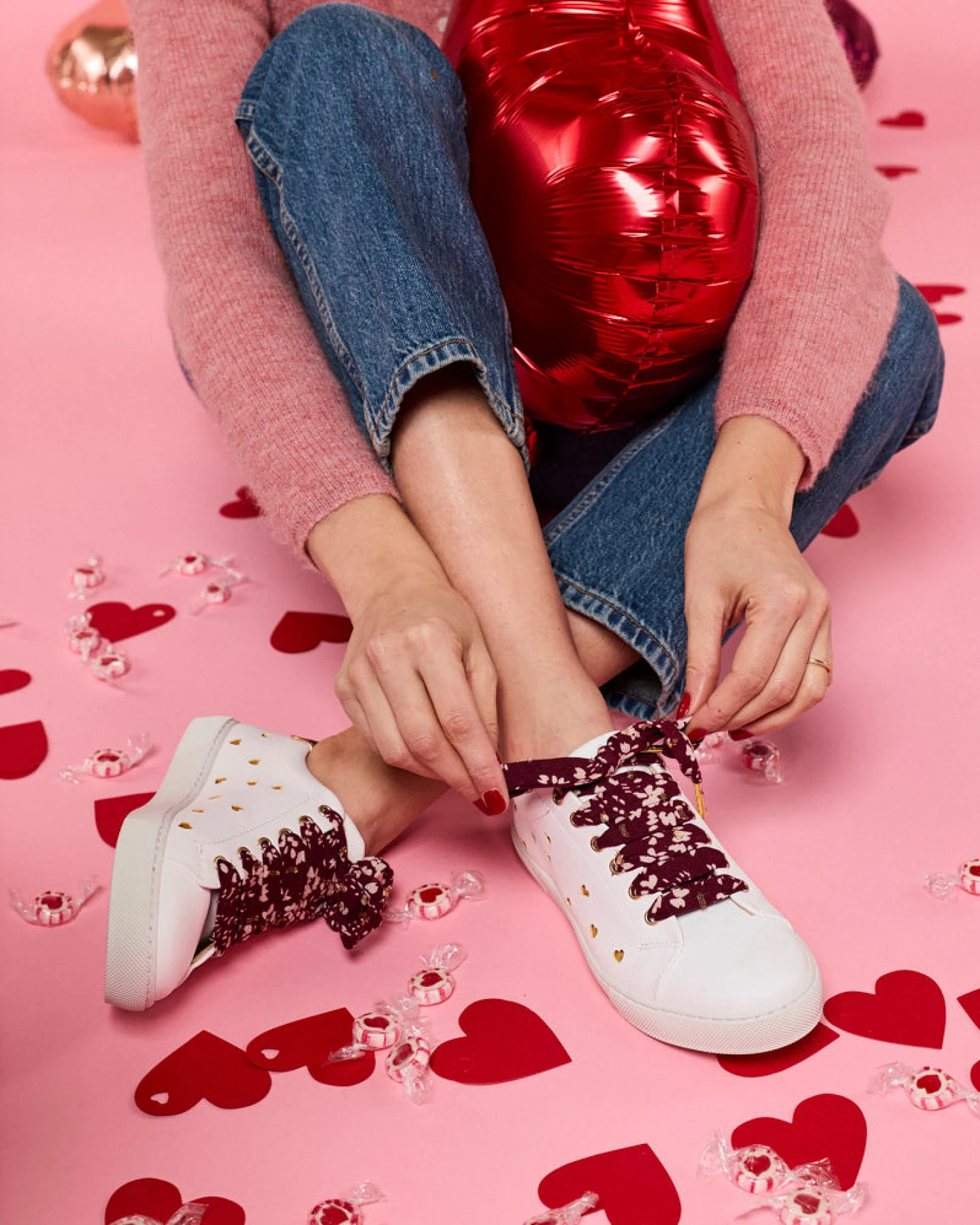 Minuit Sur Terre Damen vegan Sneaker Virevolte Coup De Foudre – Ansicht 2