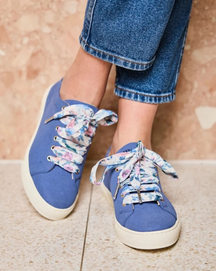 Minuit Sur Terre Damen vegan Sneaker Virevolte Kobaltblau