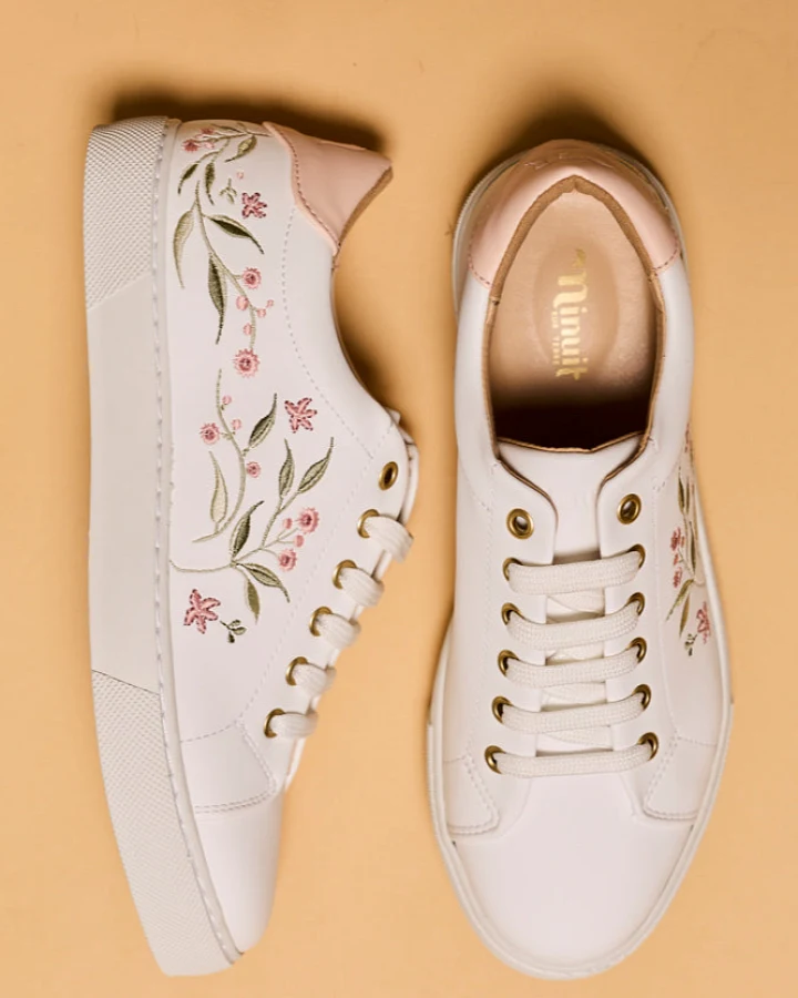 Minuit Sur Terre Damen vegan Sneaker Virevolte Douce Poésie