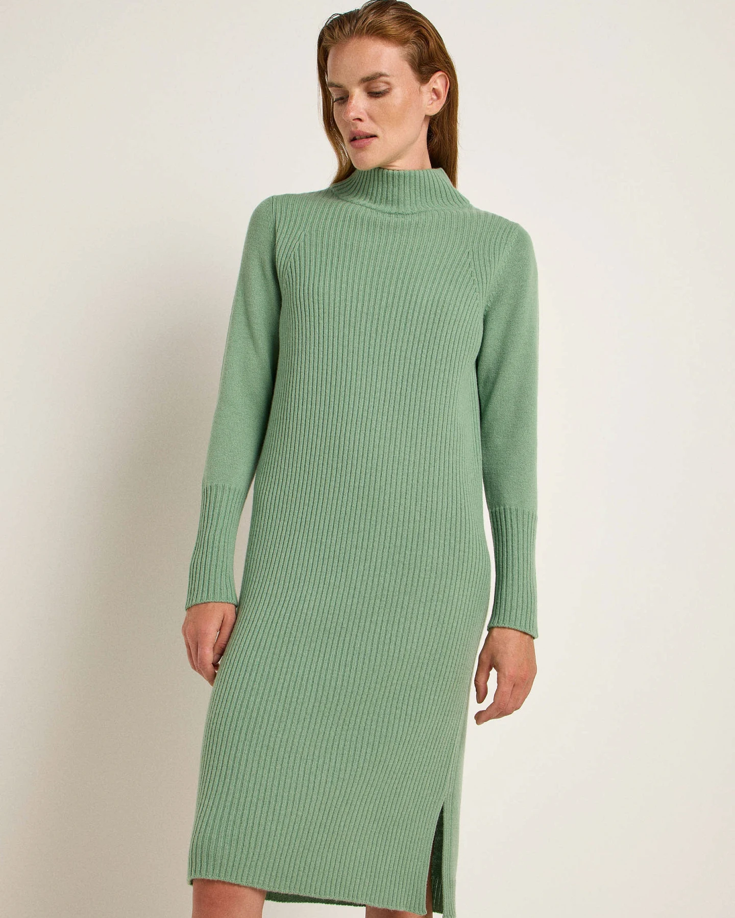 Rippen-Strickkleid – Ansicht 2