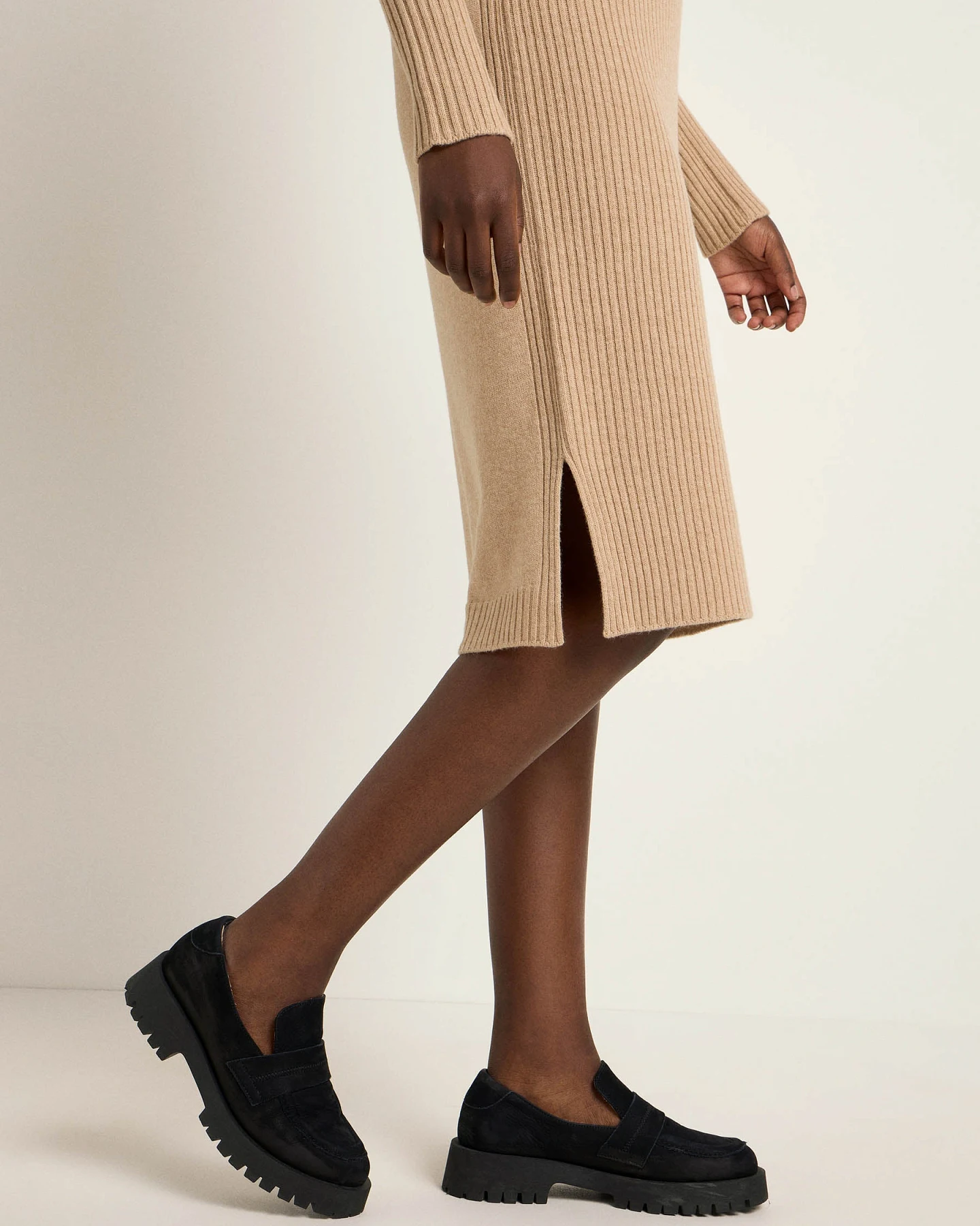 Rippen-Strickkleid – Ansicht 4