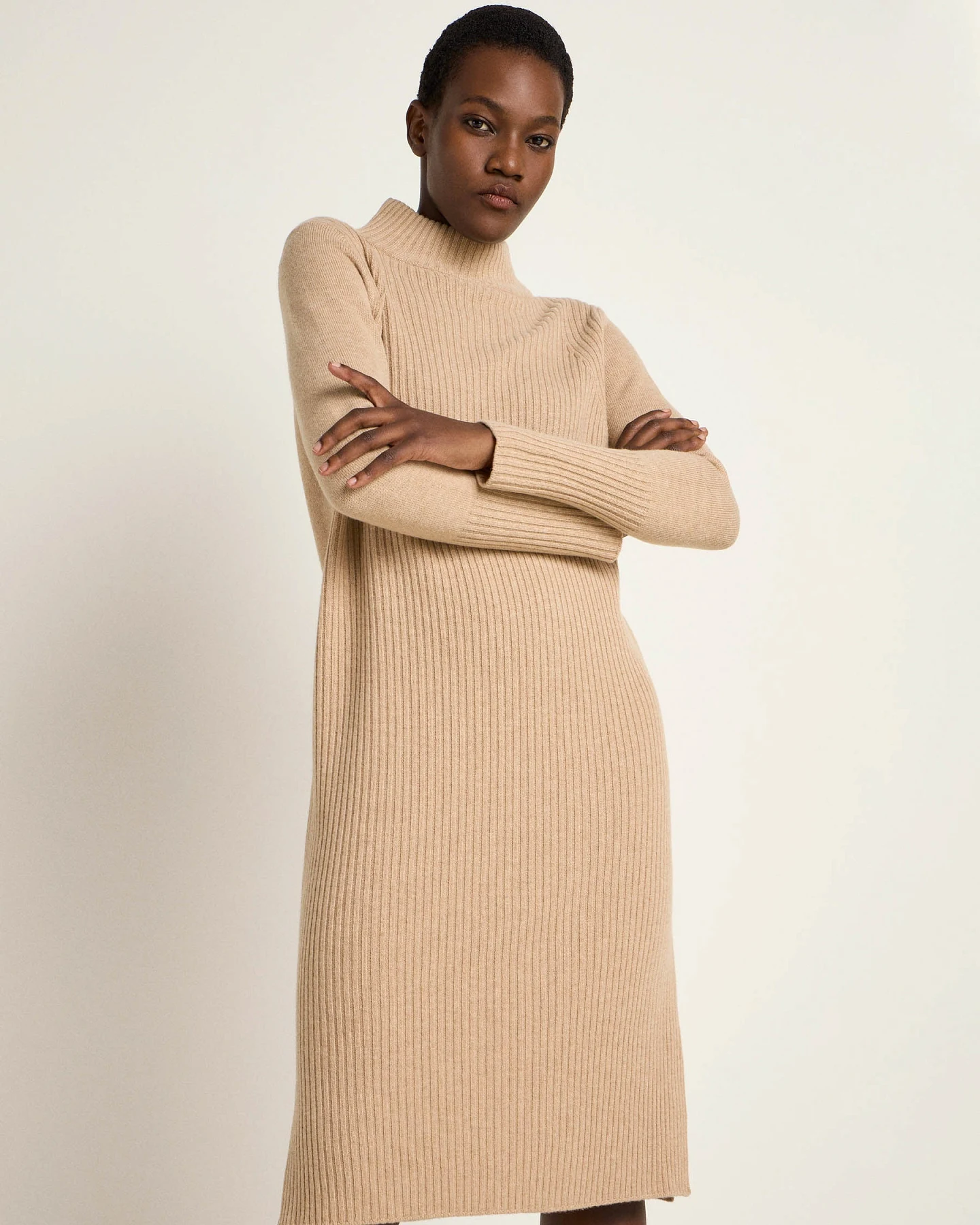 Rippen-Strickkleid – Ansicht 2