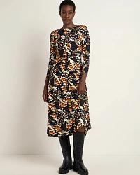 Print Butterfly Black/Orange