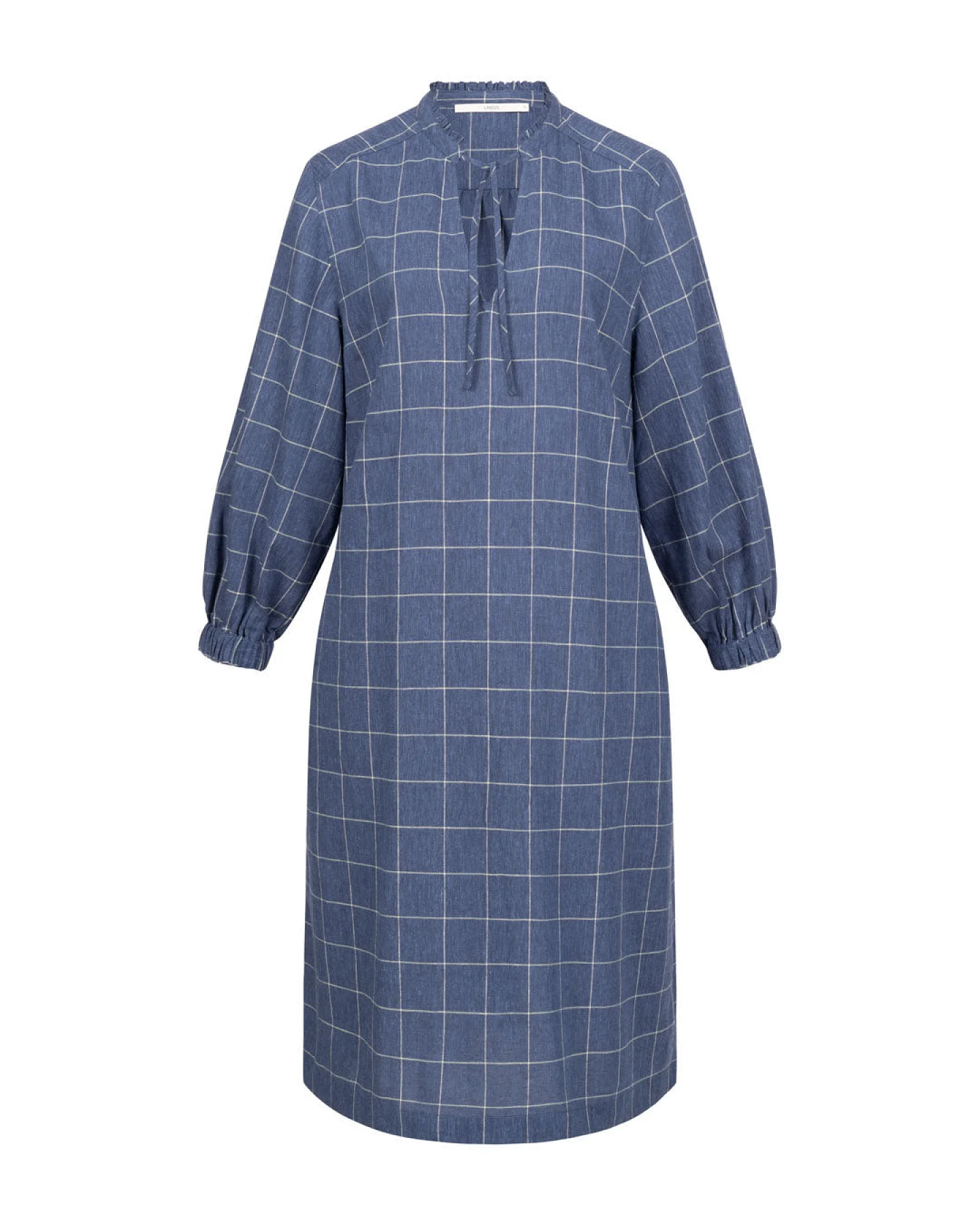 Karo-Kleid mit V-Ausschnitt – Ansicht 5
