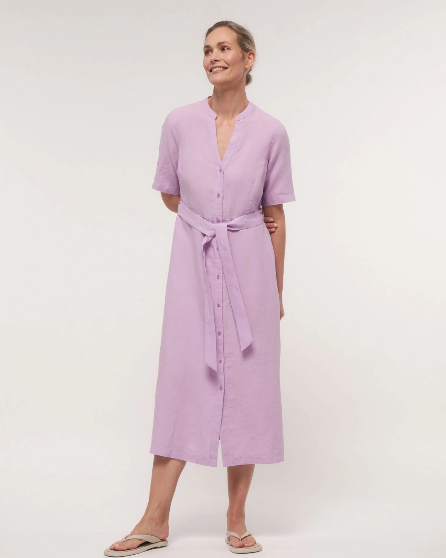 Midi-Kurzarmkleid (GOTS) – Ansicht 3