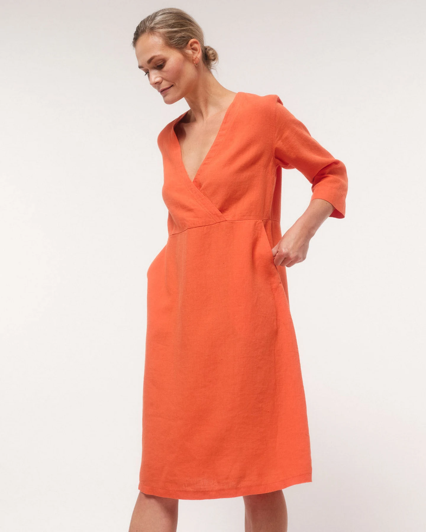 Kleid in Wickeloptik – Ansicht 2