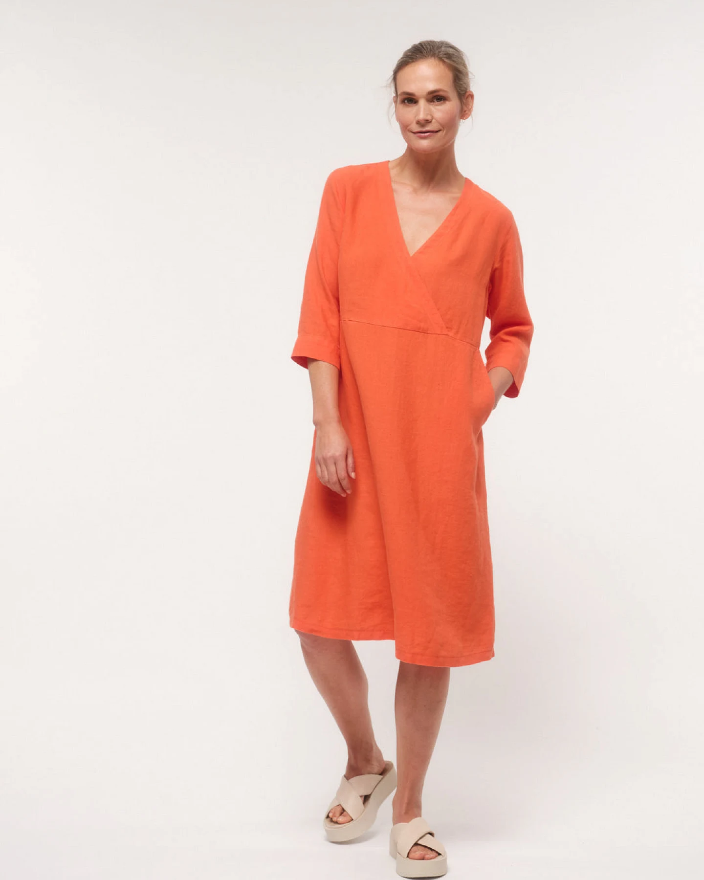 Kleid in Wickeloptik – Ansicht 3