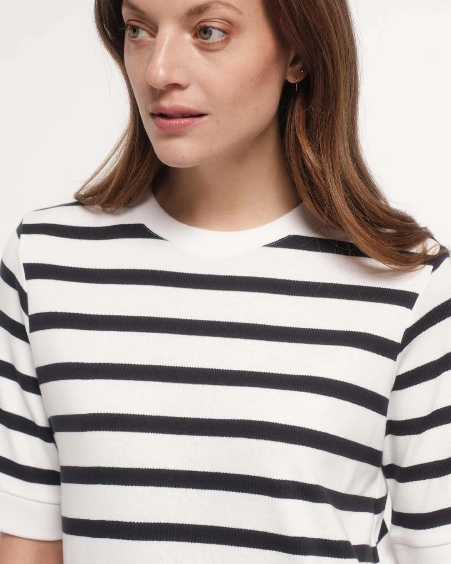 Streifenkleid mit 3/4 Arm (GOTS) – Ansicht 4