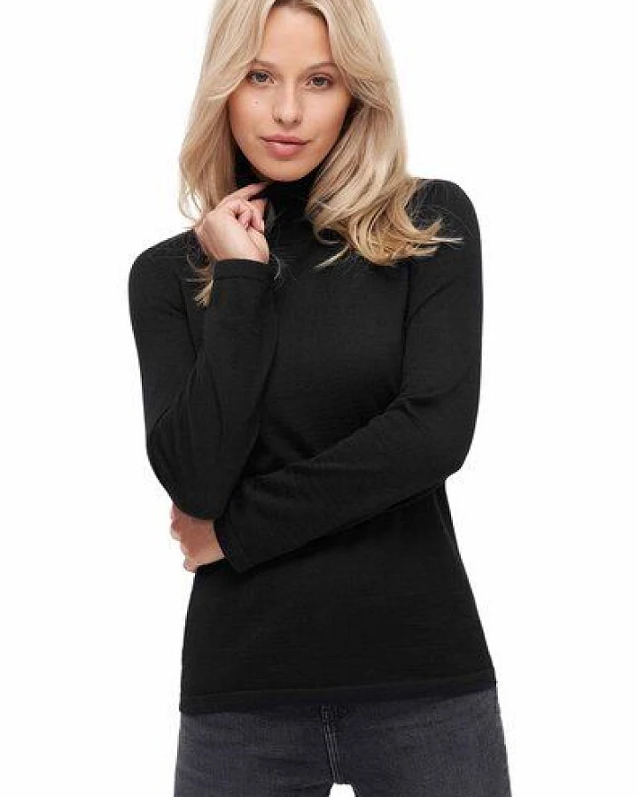 Apu Kuntur Alpaka-Rollkragenpullover aus Baby Alpaka & Seide