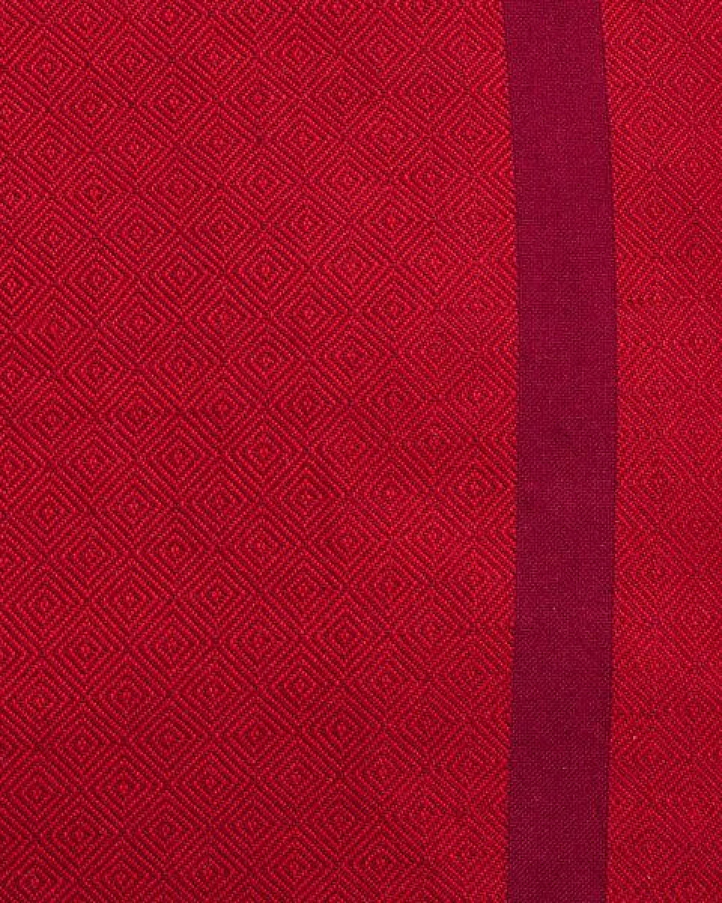 HängemattenGlück Kissen mit Bio-Latexflocken, handgewebter Bezug aus Bio-Baumwolle, Amora Rot – Ansicht 3