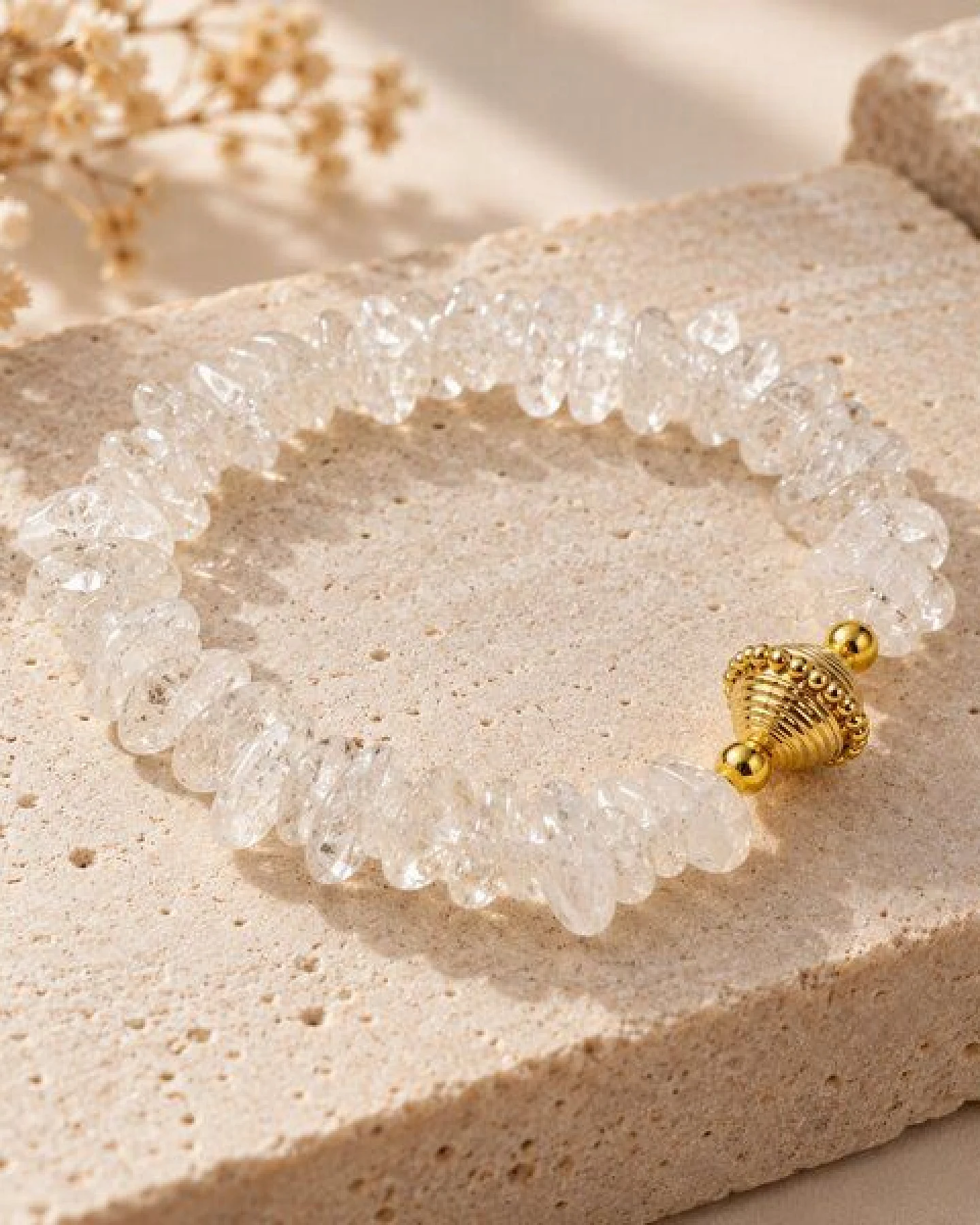 Janselo Armband mit klaren Kristallsplittern – Ansicht 3
