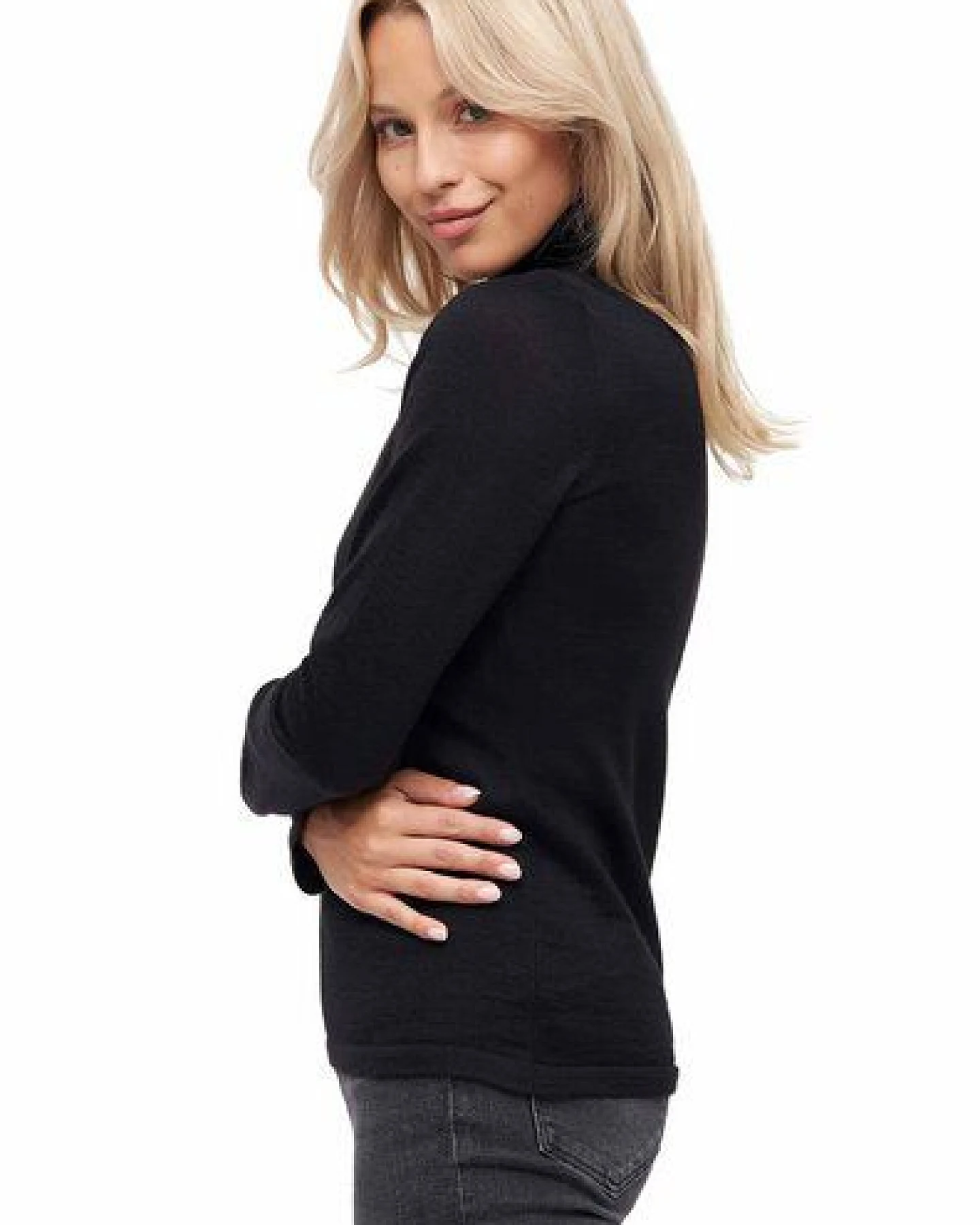 Apu Kuntur Alpaka-Rollkragenpullover aus Baby Alpaka & Seide – Ansicht 4