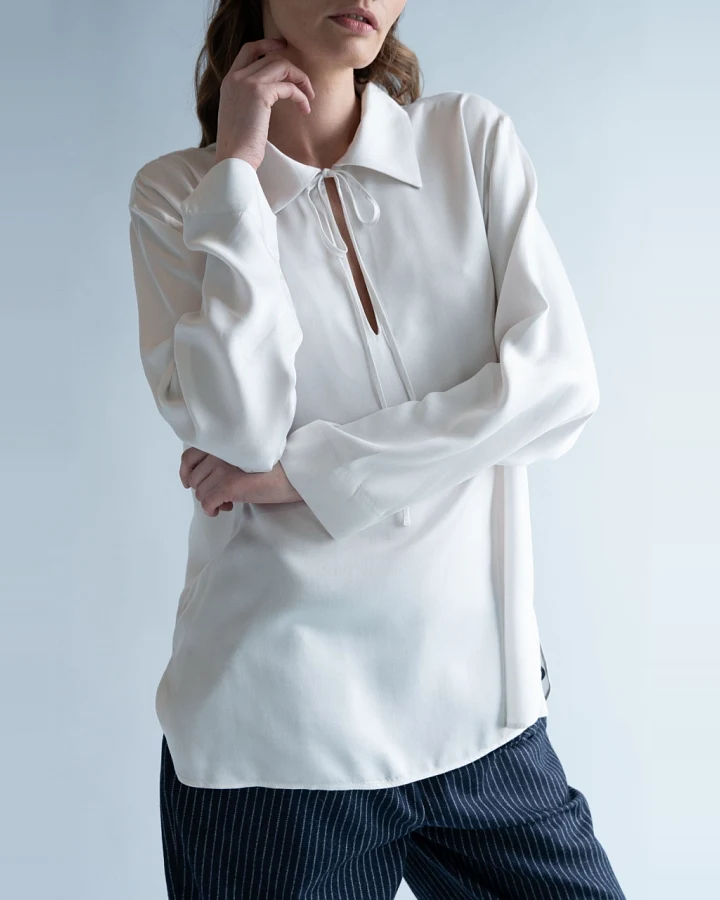 Neu Nomads Damen vegan Bluse Bettina Tunika Schneewittchen