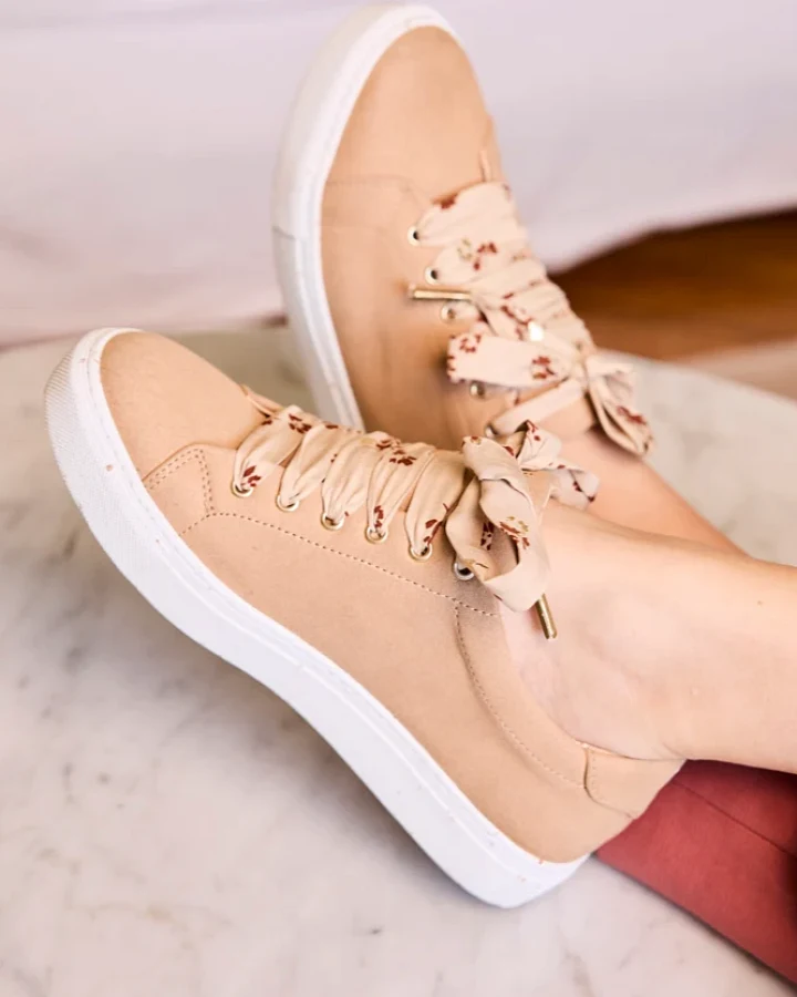 Minuit Sur Terre Damen vegan Sneaker Bellecombe Latte