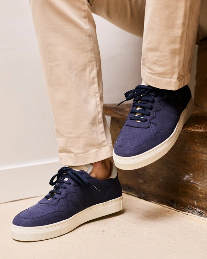 Minuit Sur Terre Herren vegan Sneaker Barkley Mitternachtsblau