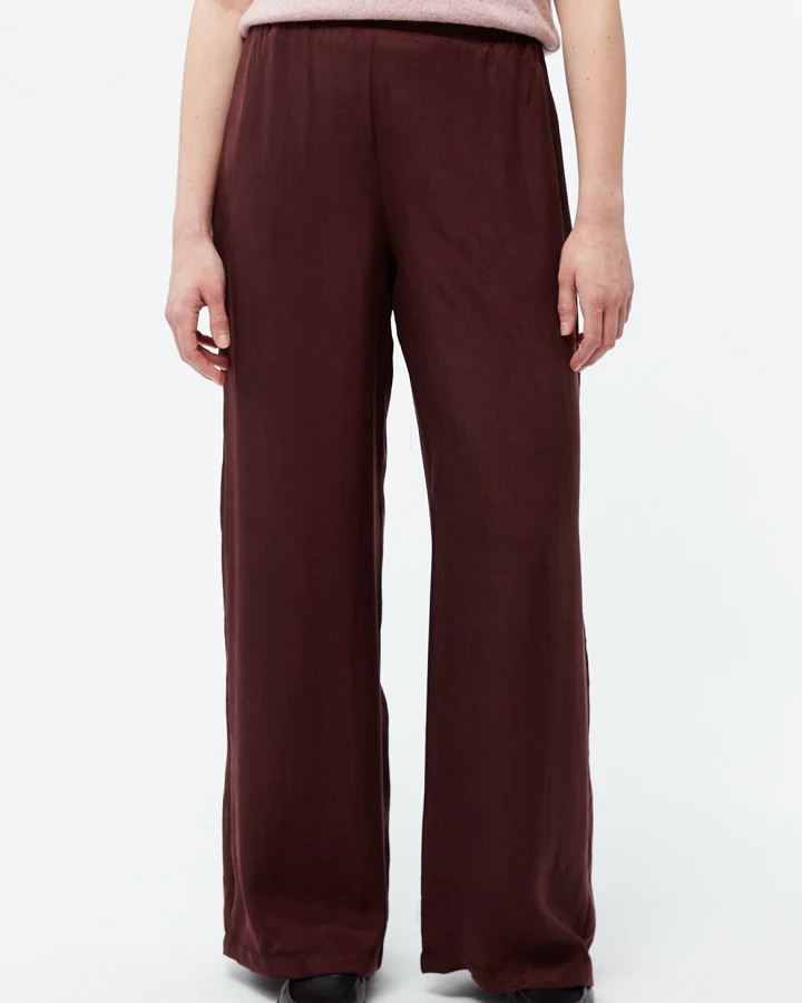 Givn Damen vegan Hose Relaxed Gbmarla Weinrot