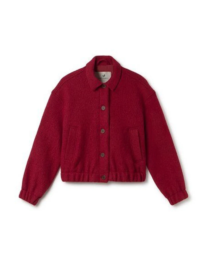 TWOTHIRDS Jacke aus gekochter Wolle Rennell