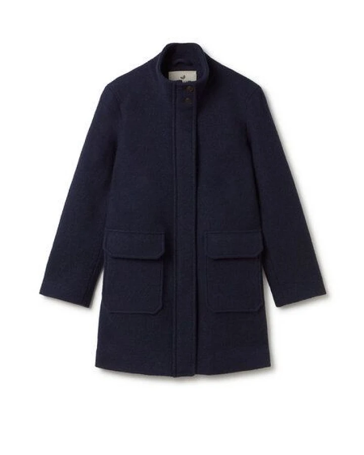 TWOTHIRDS Mantel aus gekochter Wolle Farne