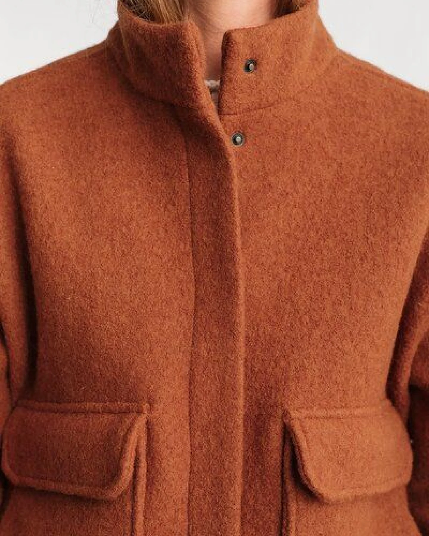 TWOTHIRDS Jacke aus gekochter Wolle Bushmill – Ansicht 4