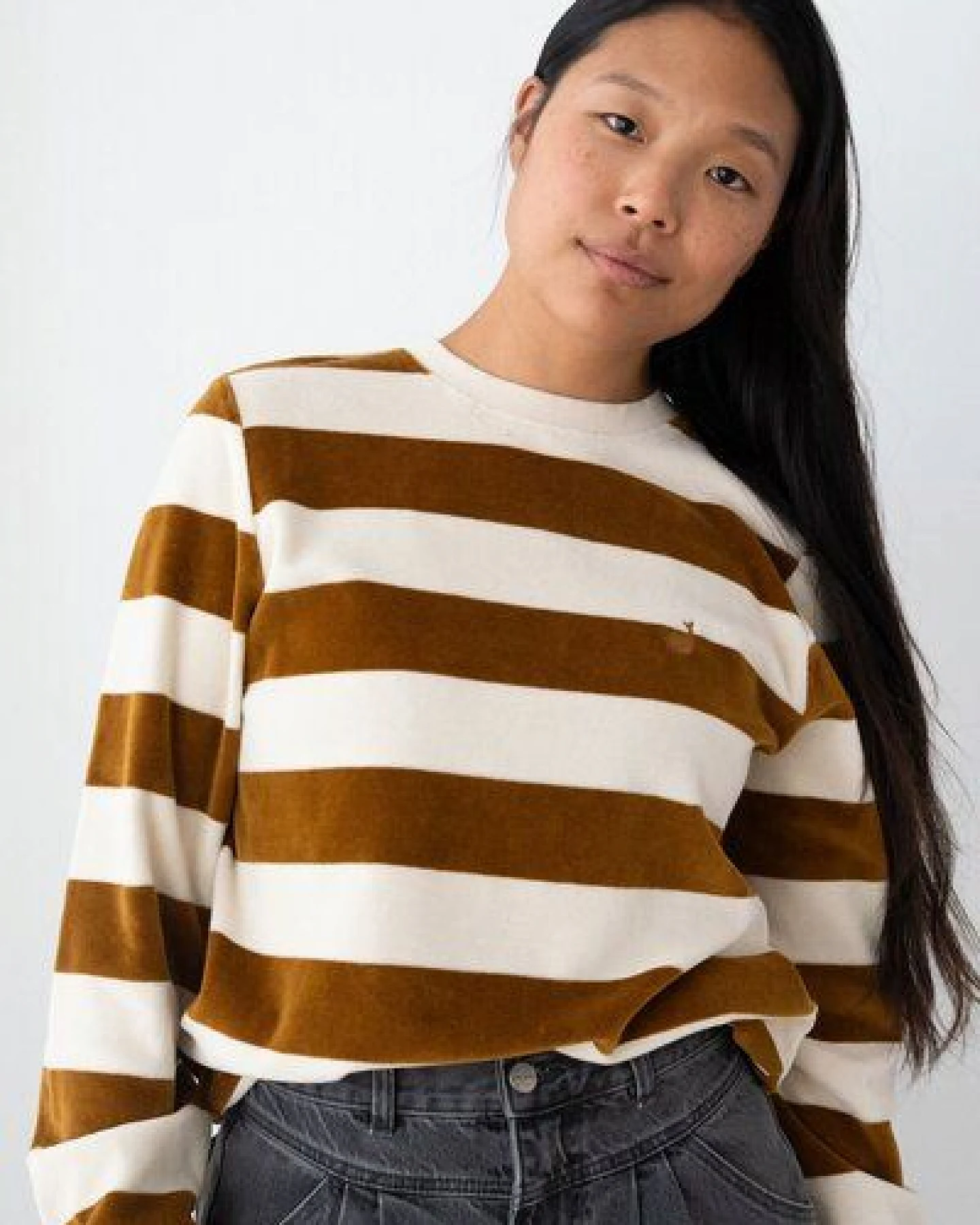 TWOTHIRDS Velours-Sweatshirt Hawi – Ansicht 3