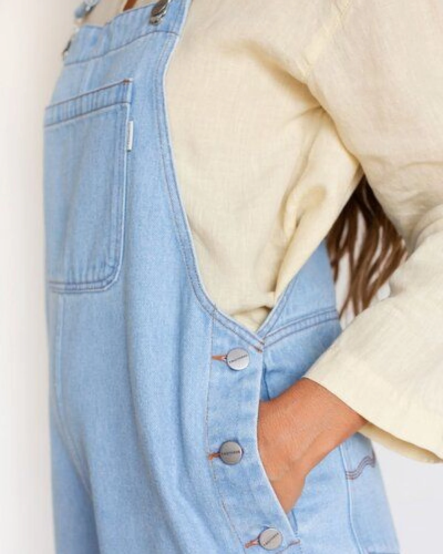 TWOTHIRDS Denim-Latzhose Elba – Ansicht 4