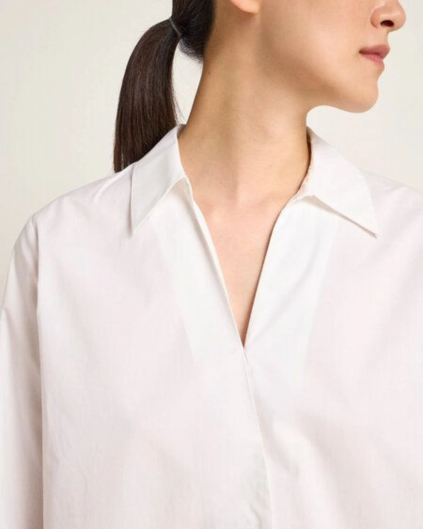 LANIUS Bluse aus Bio-Baumwolle – Ansicht 3