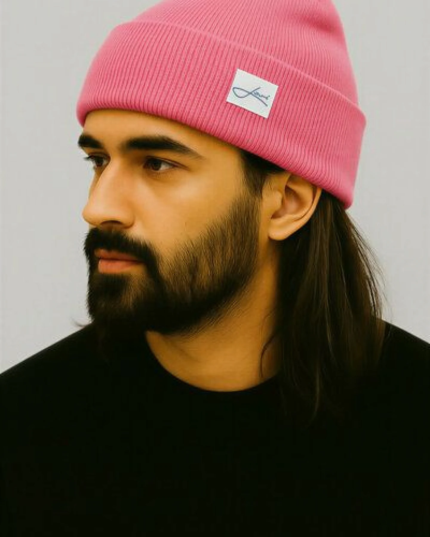 Lou-i Mütze mit Umschlag Merinowolle Beanie – Ansicht 2