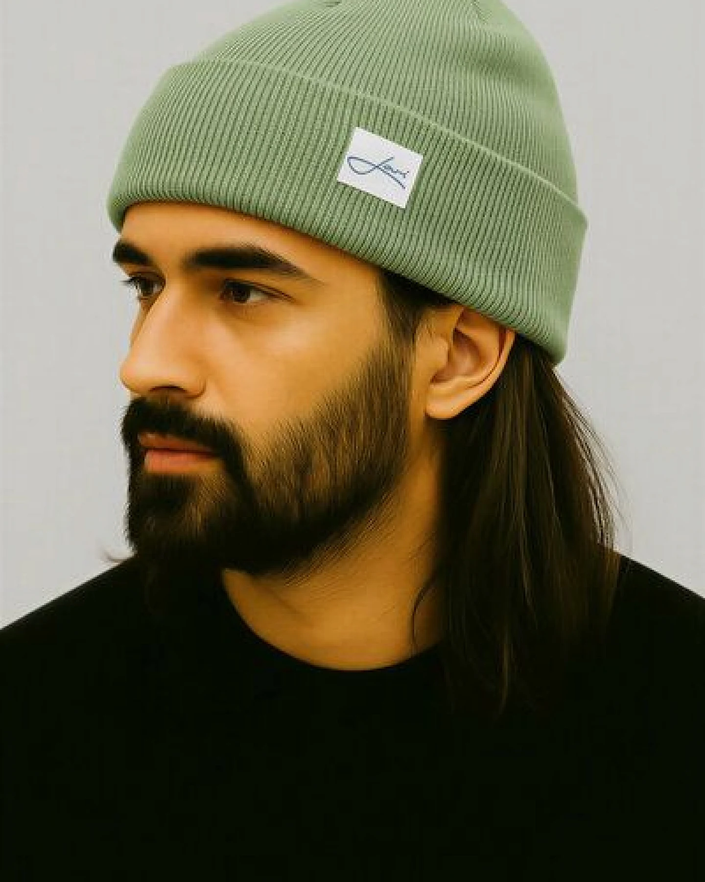 Lou-i Wintermütze Bio-Baumwolle Beanie – Ansicht 2